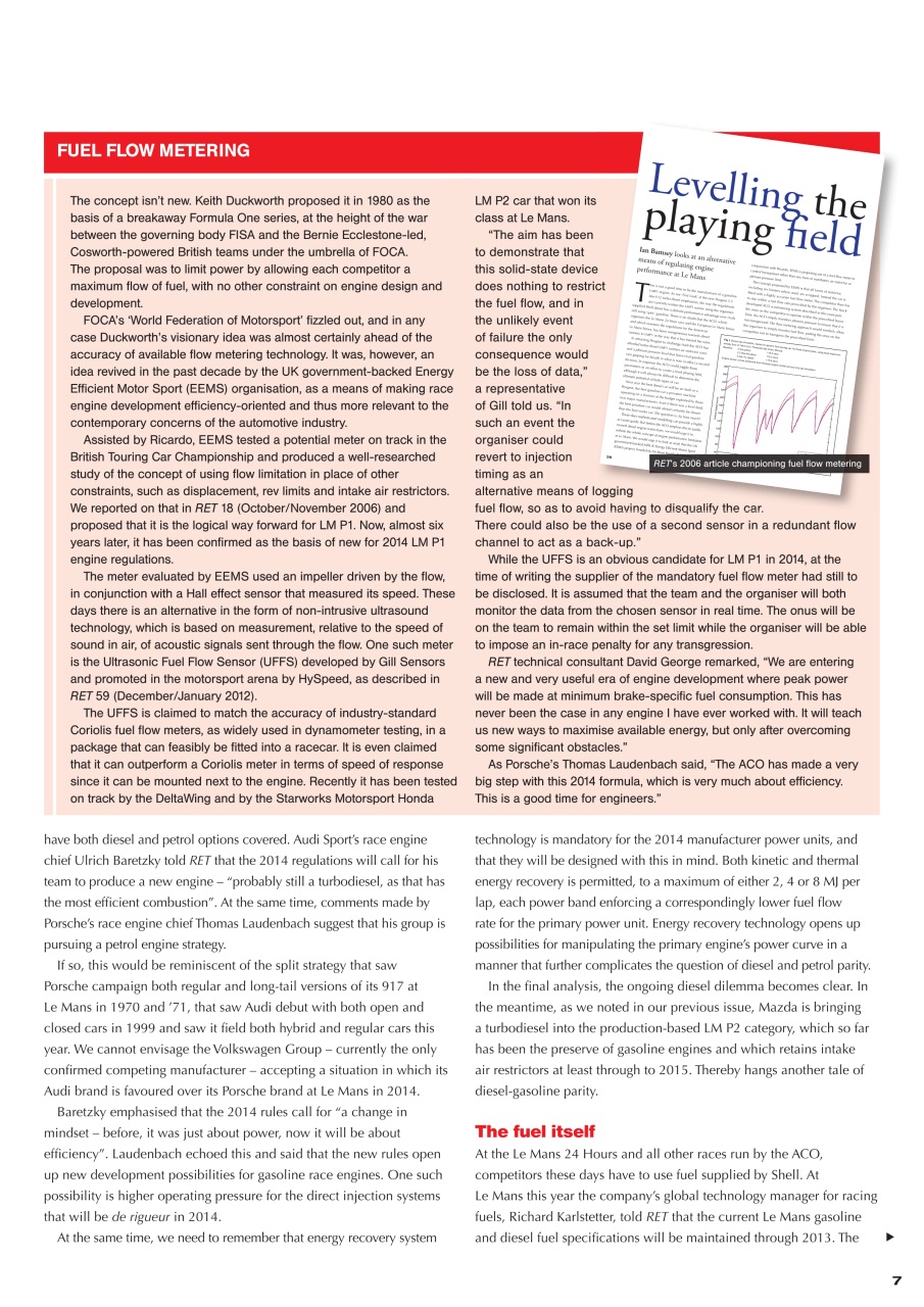 Race Engine Technology Preview Pages