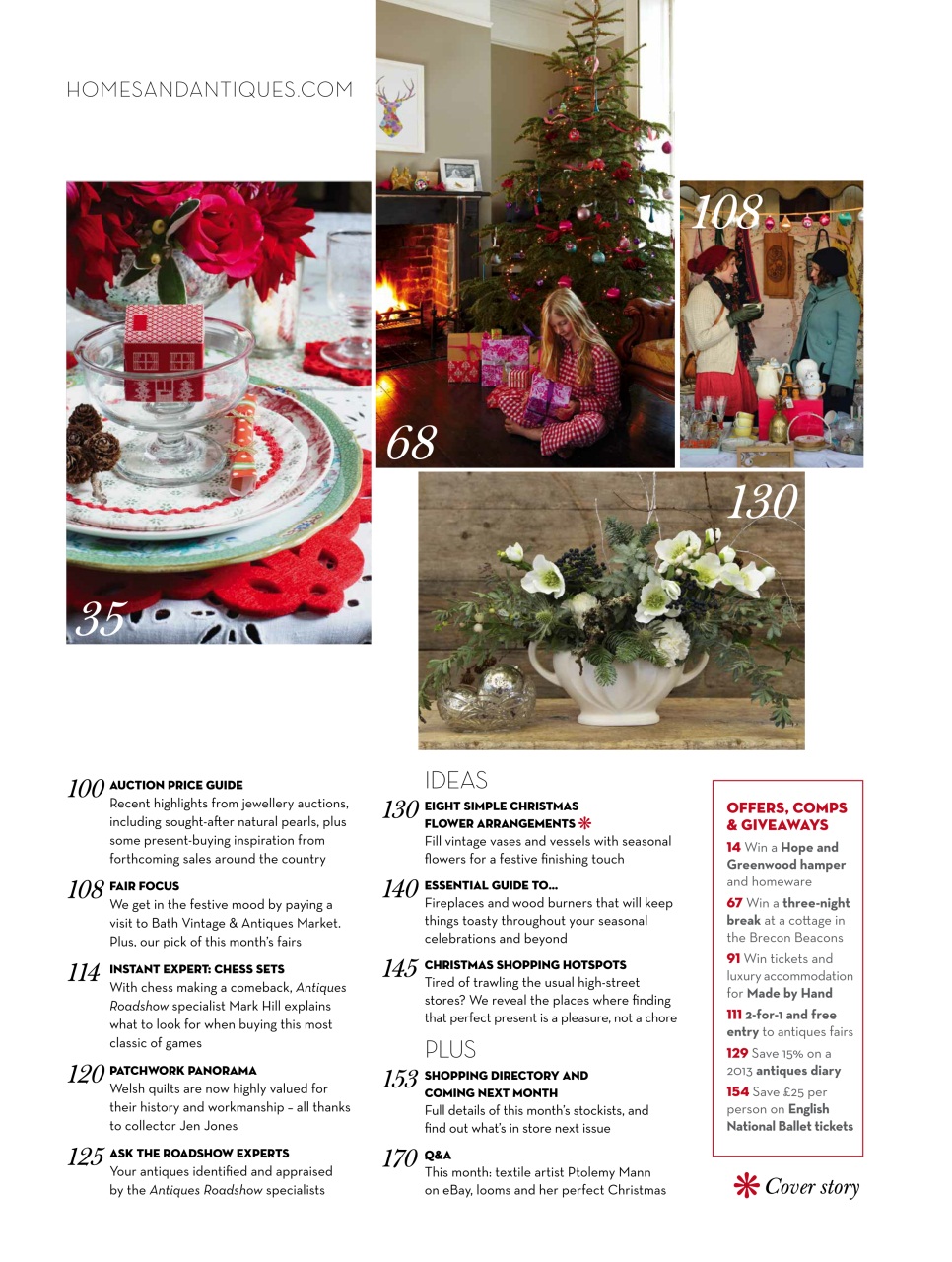 Homes & Antiques Magazine Preview Pages
