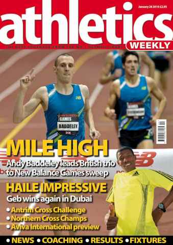 AW – Athletics Weekly Magazine issue AW January 28 2010