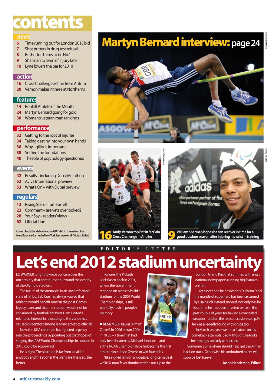 AW – Athletics Weekly Magazine Preview Pages