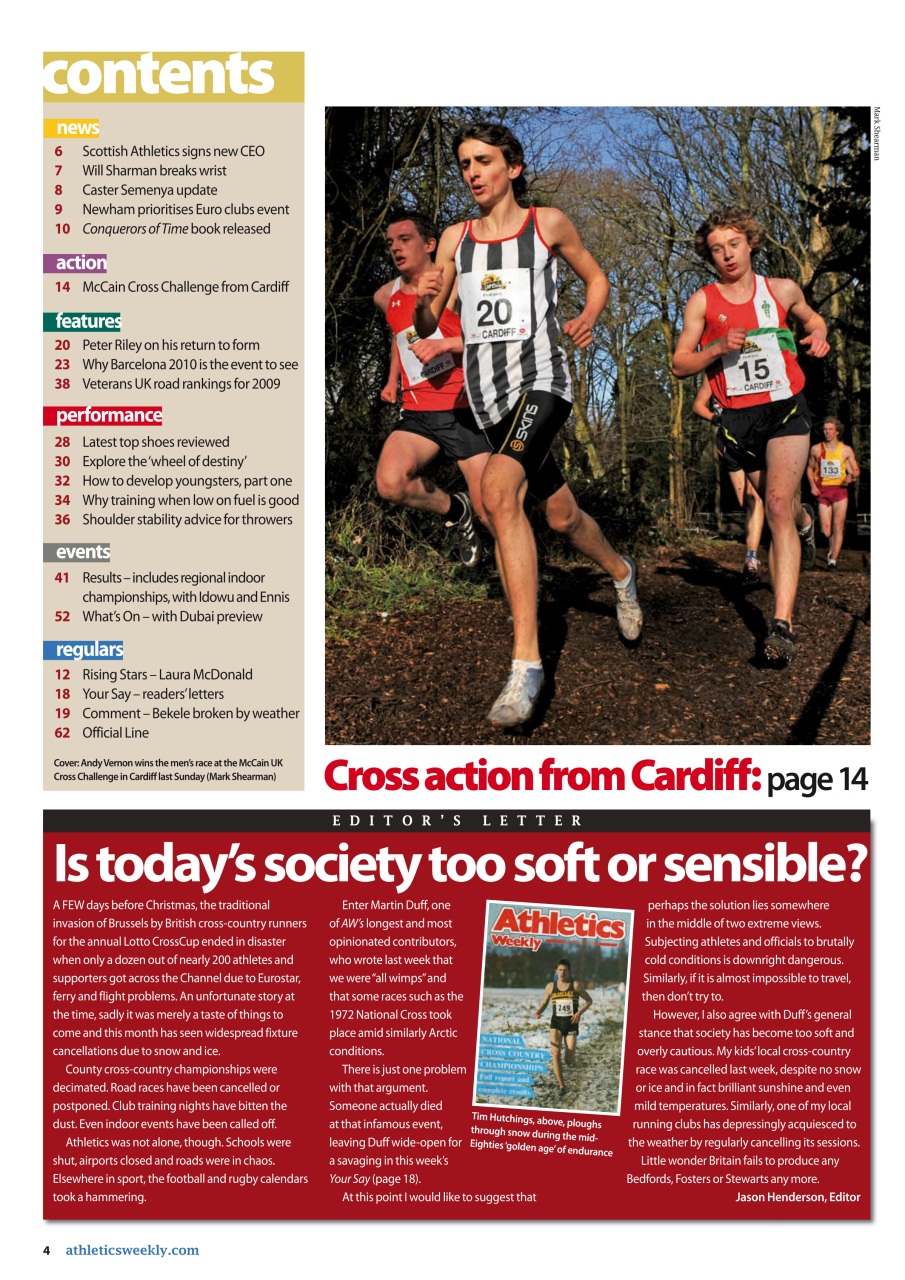 AW – Athletics Weekly Magazine Preview Pages