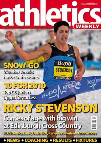 AW – Athletics Weekly Magazine issue AW January 14 2010
