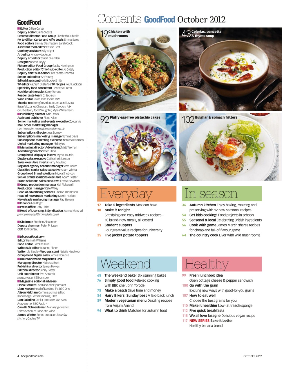 Good Food Magazine Preview Pages