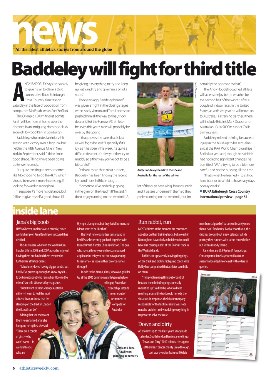 AW – Athletics Weekly Magazine Preview Pages