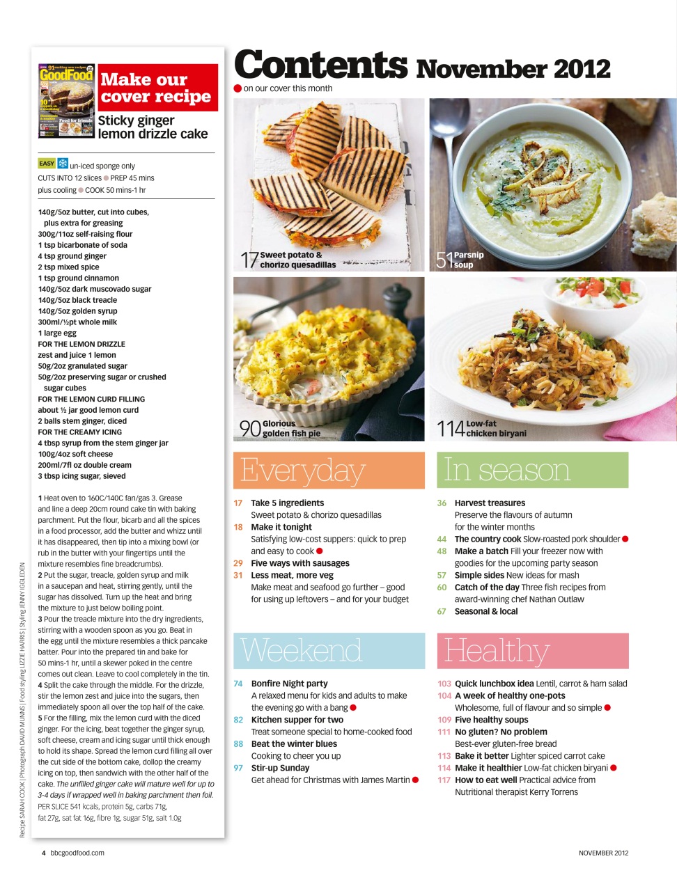 Good Food Magazine Preview Pages