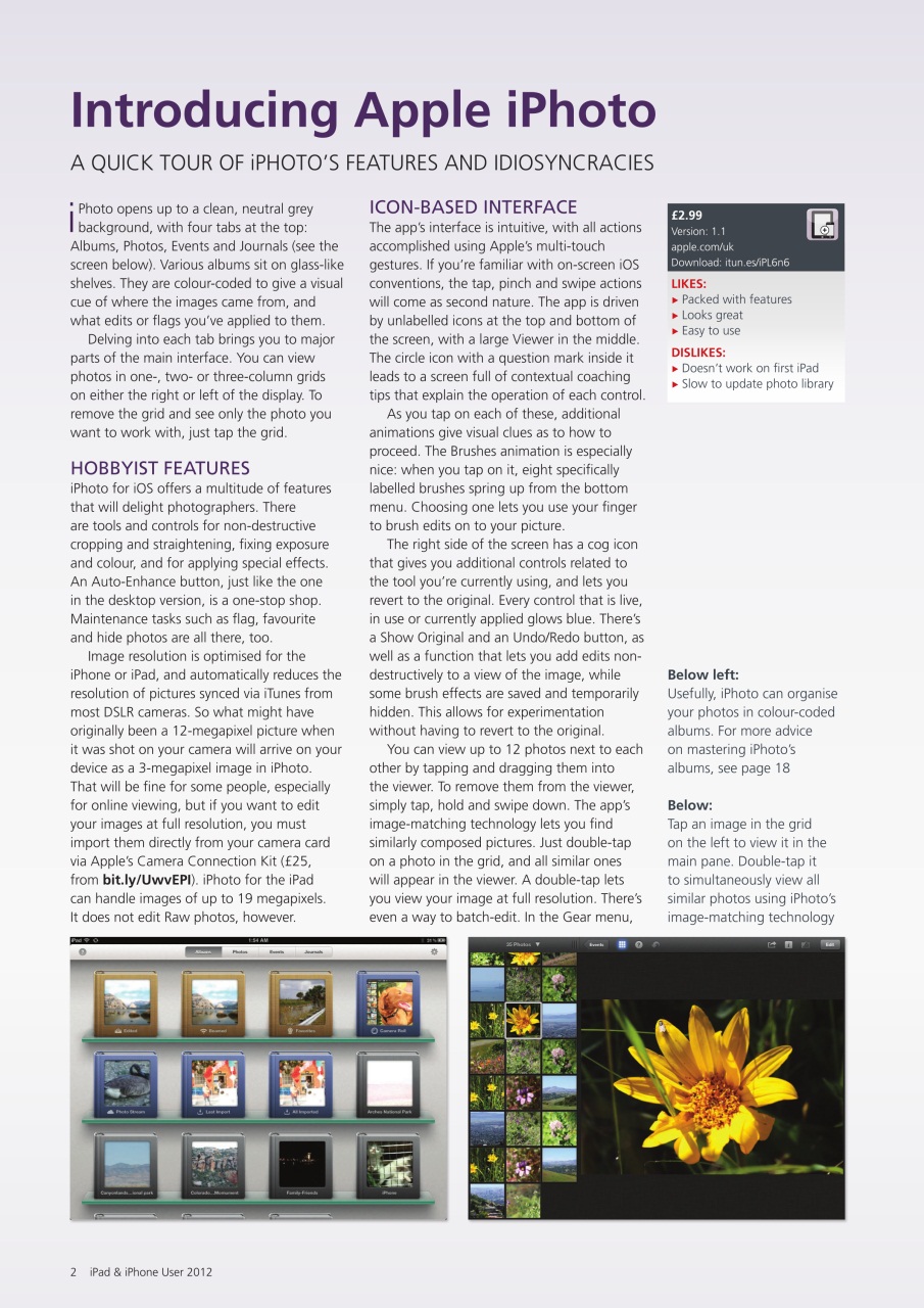 iPad and iPhone User Preview Pages