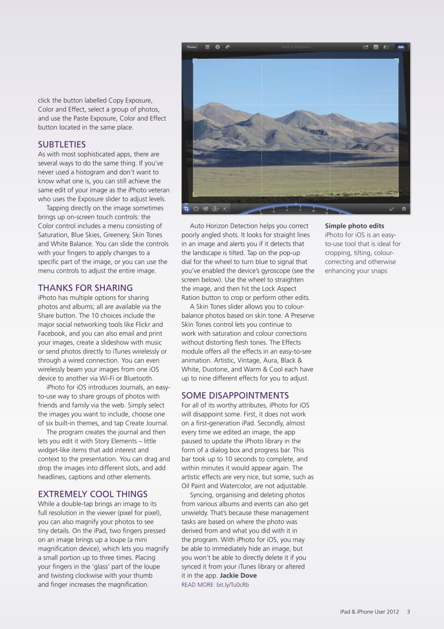 iPad and iPhone User Preview Pages