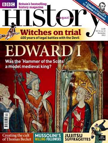 BBC History Magazine issue December 2012