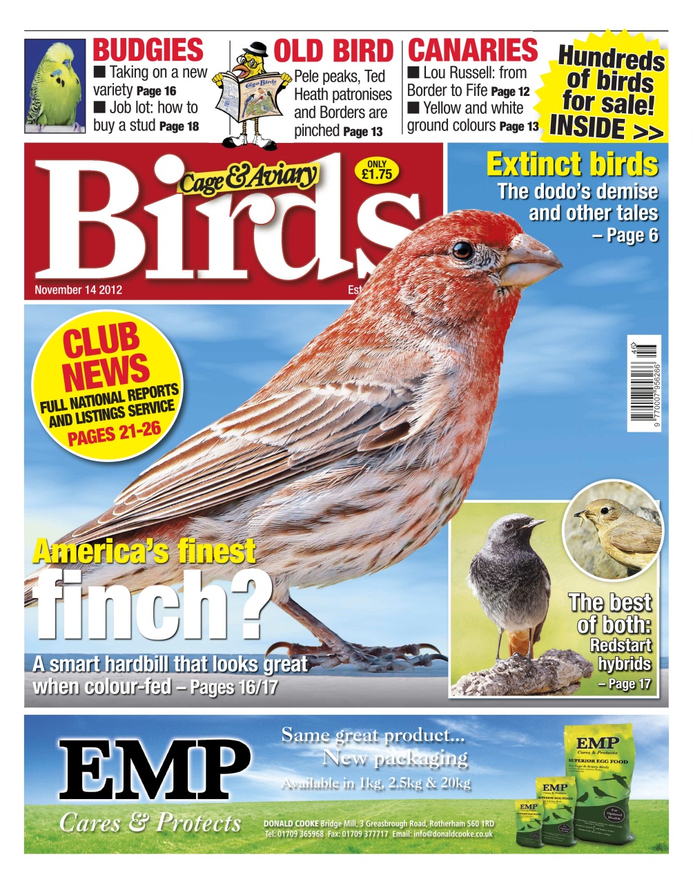 Cage & Aviary Birds Preview Pages