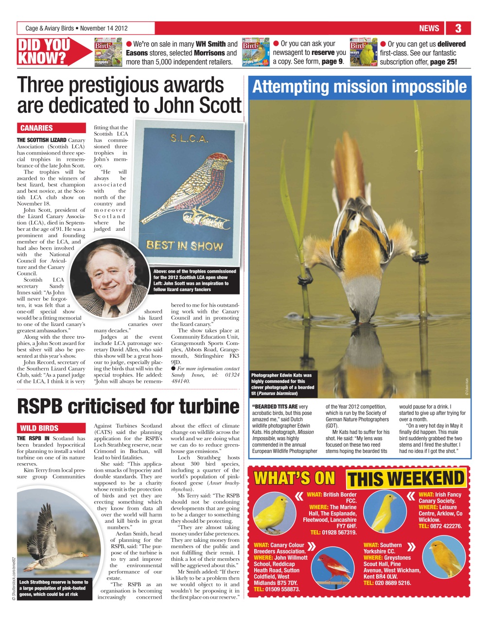 Cage & Aviary Birds Preview Pages