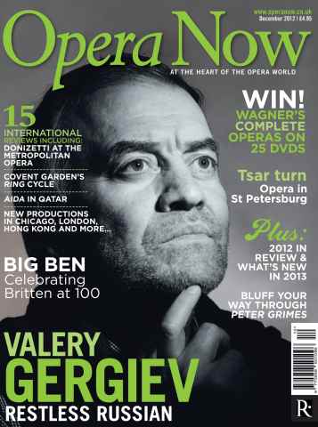 Opera Now issue December 2012