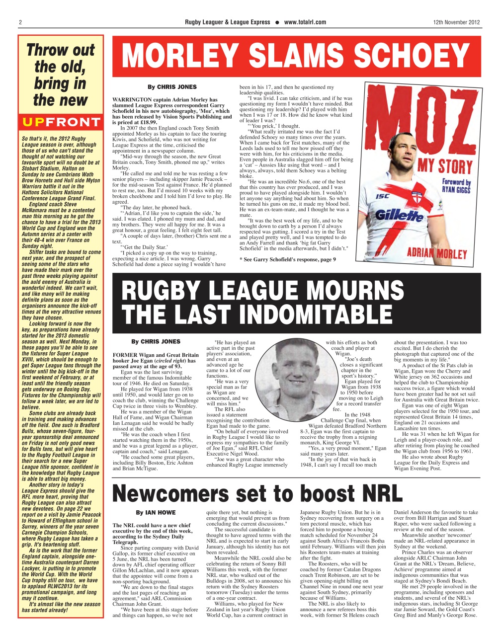 League Express Preview Pages