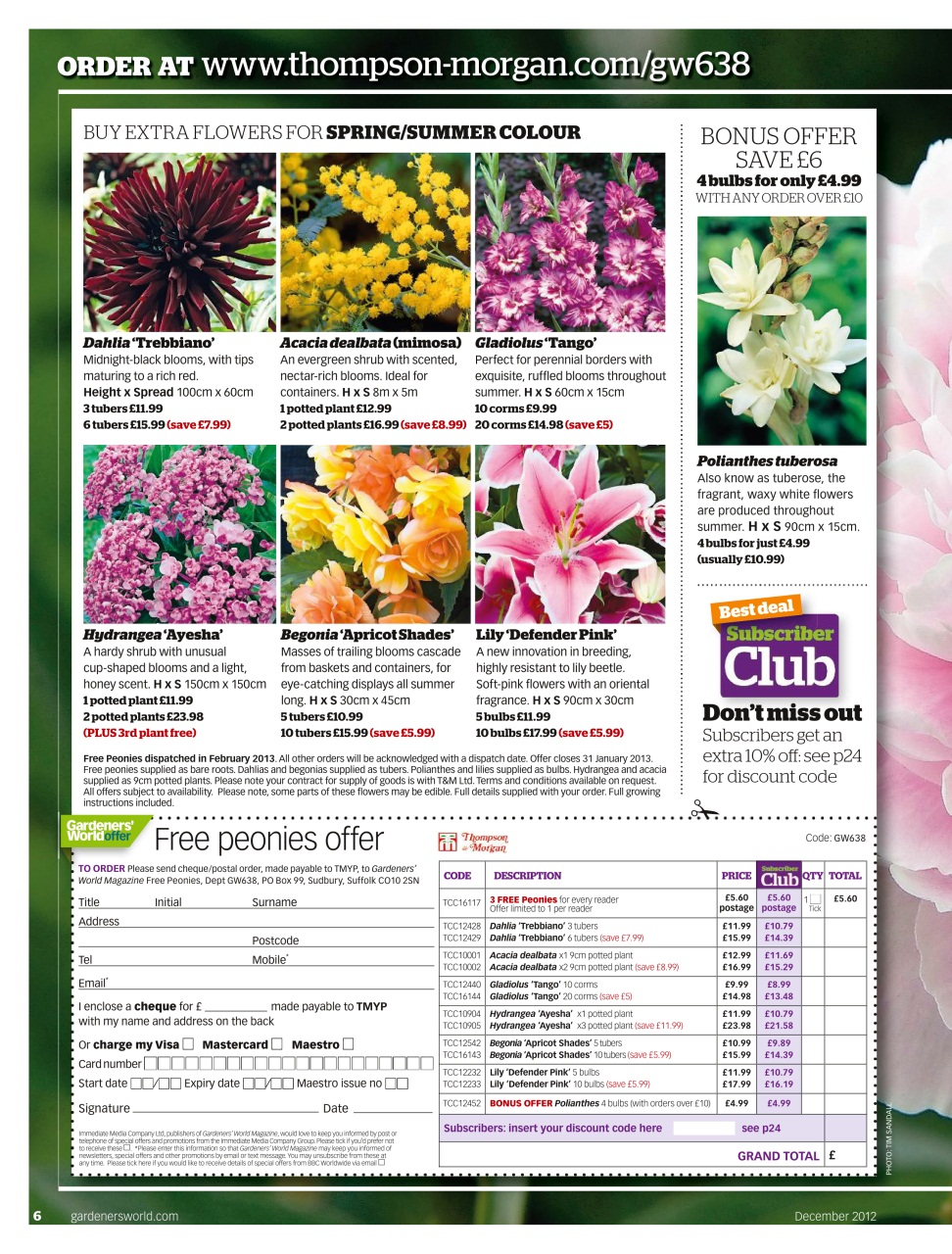 BBC Gardeners’ World Magazine Preview Pages