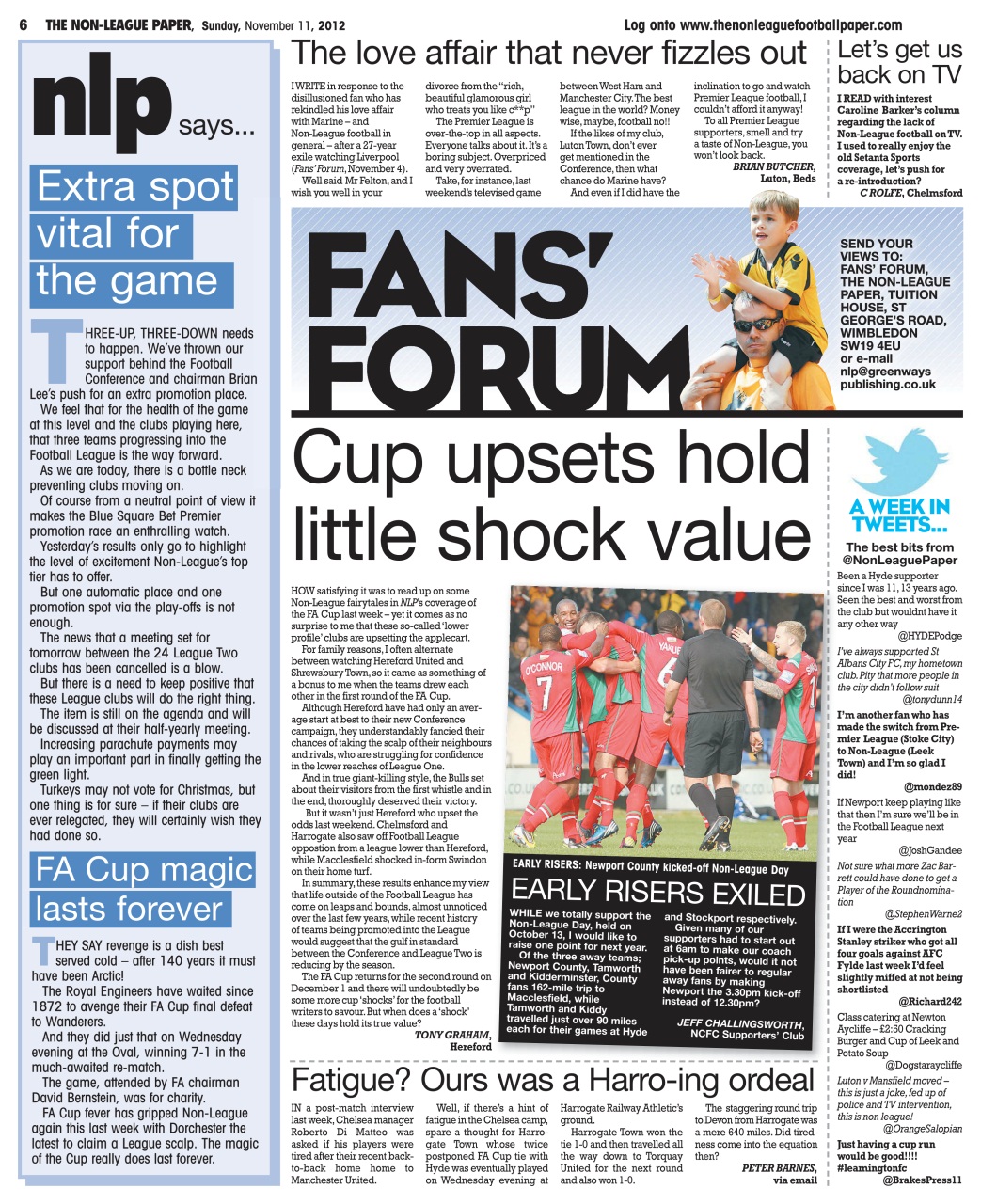 The Non-League Football Paper Preview Pages