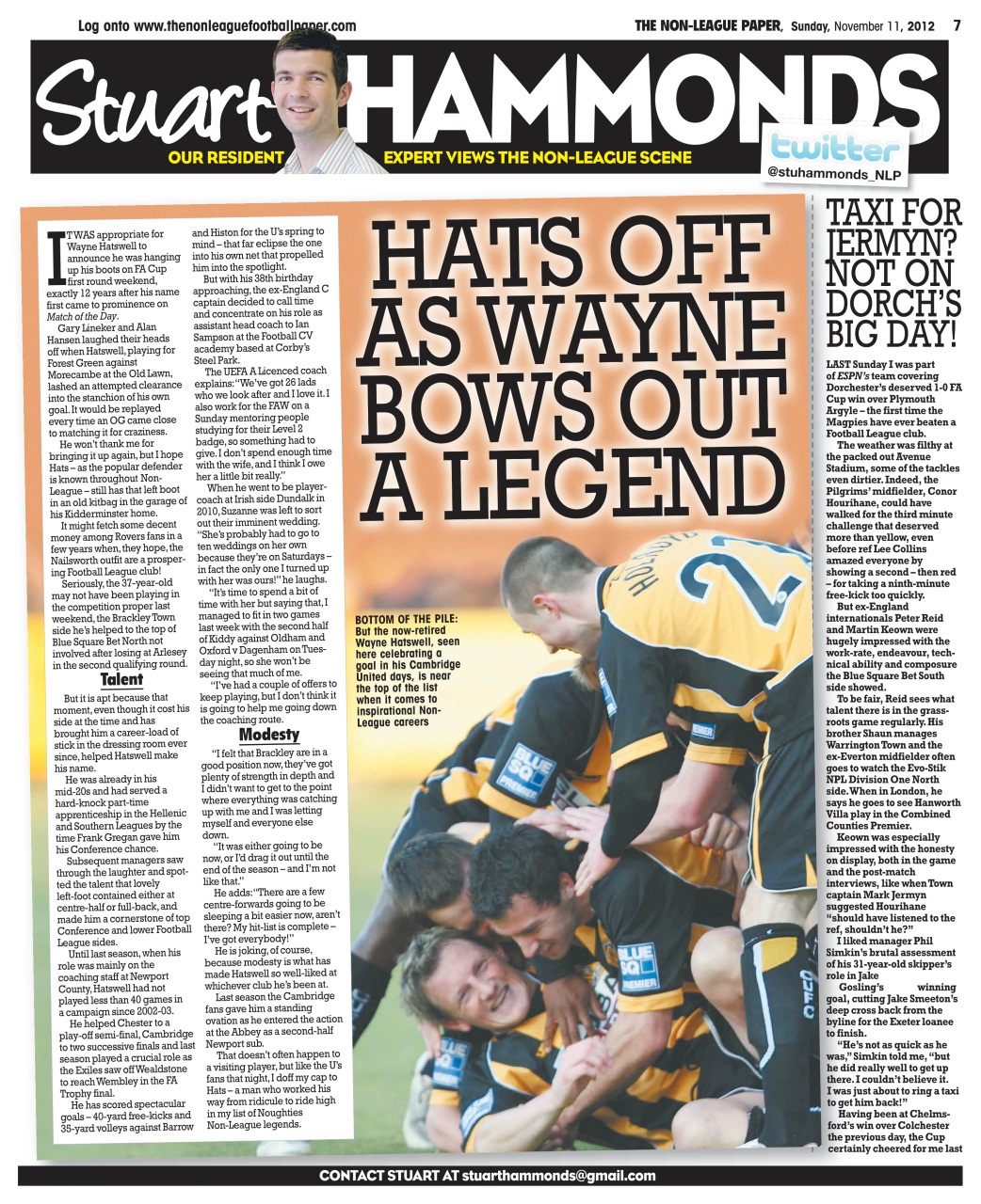 The Non-League Football Paper Preview Pages