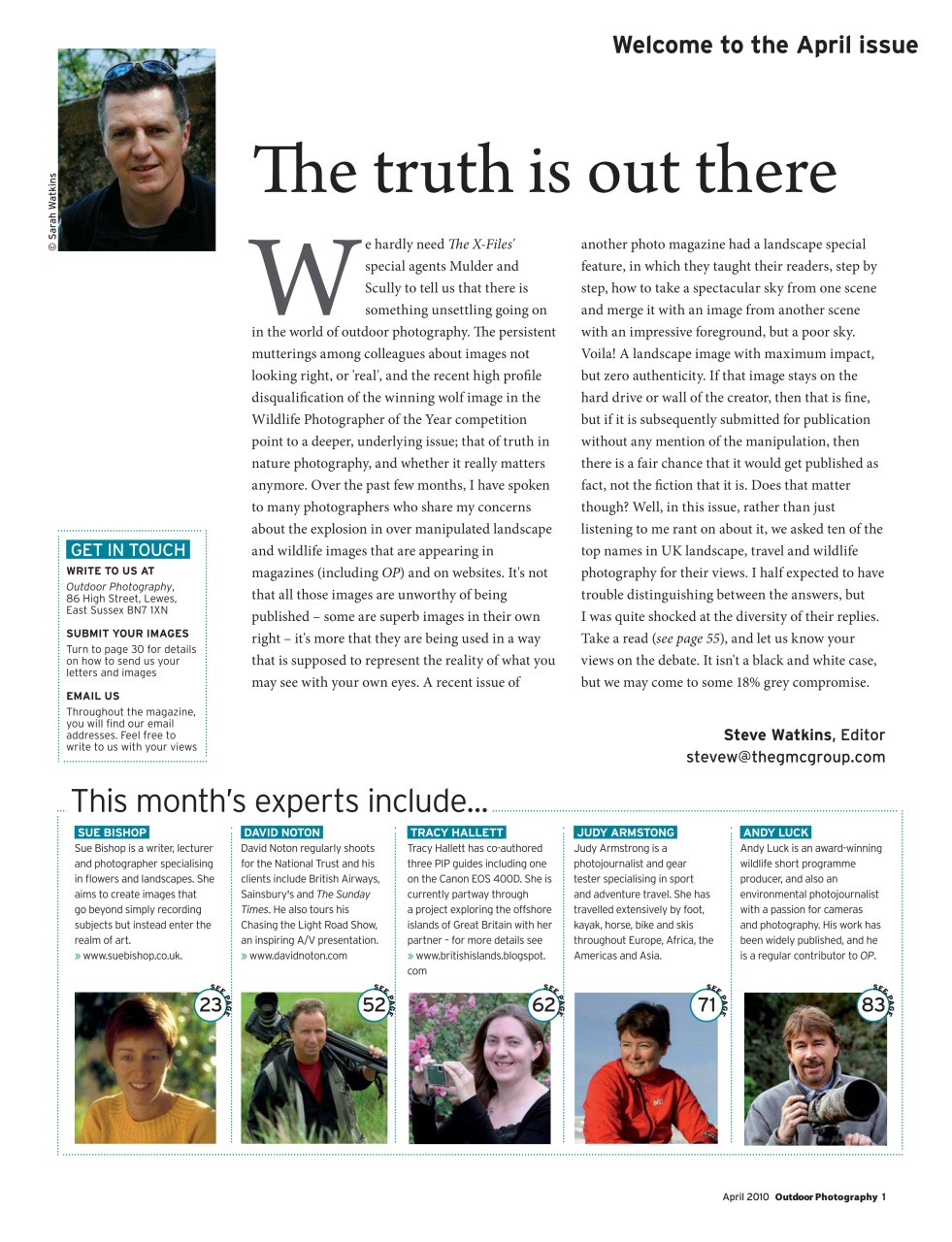 Outdoor Photography Preview Pages