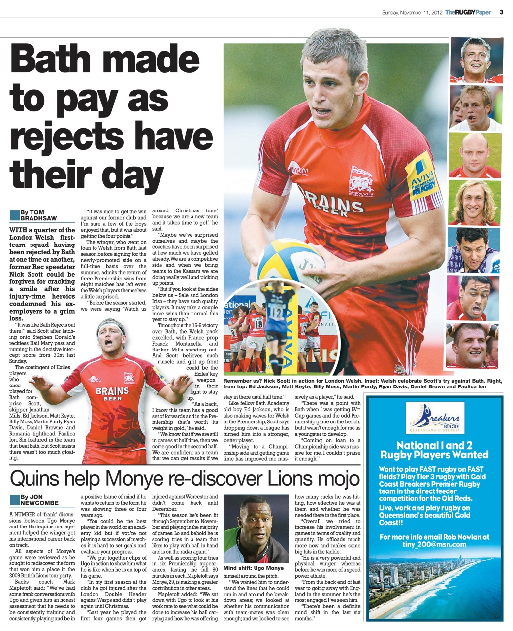 The Rugby Paper Preview Pages