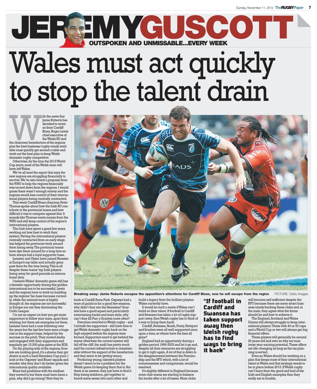 The Rugby Paper Preview Pages