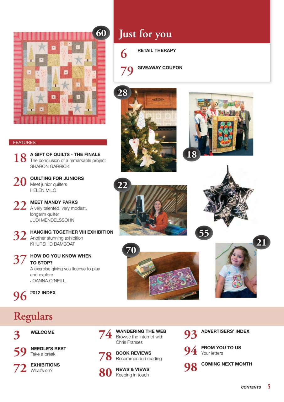 Patchwork and Quilting Preview Pages
