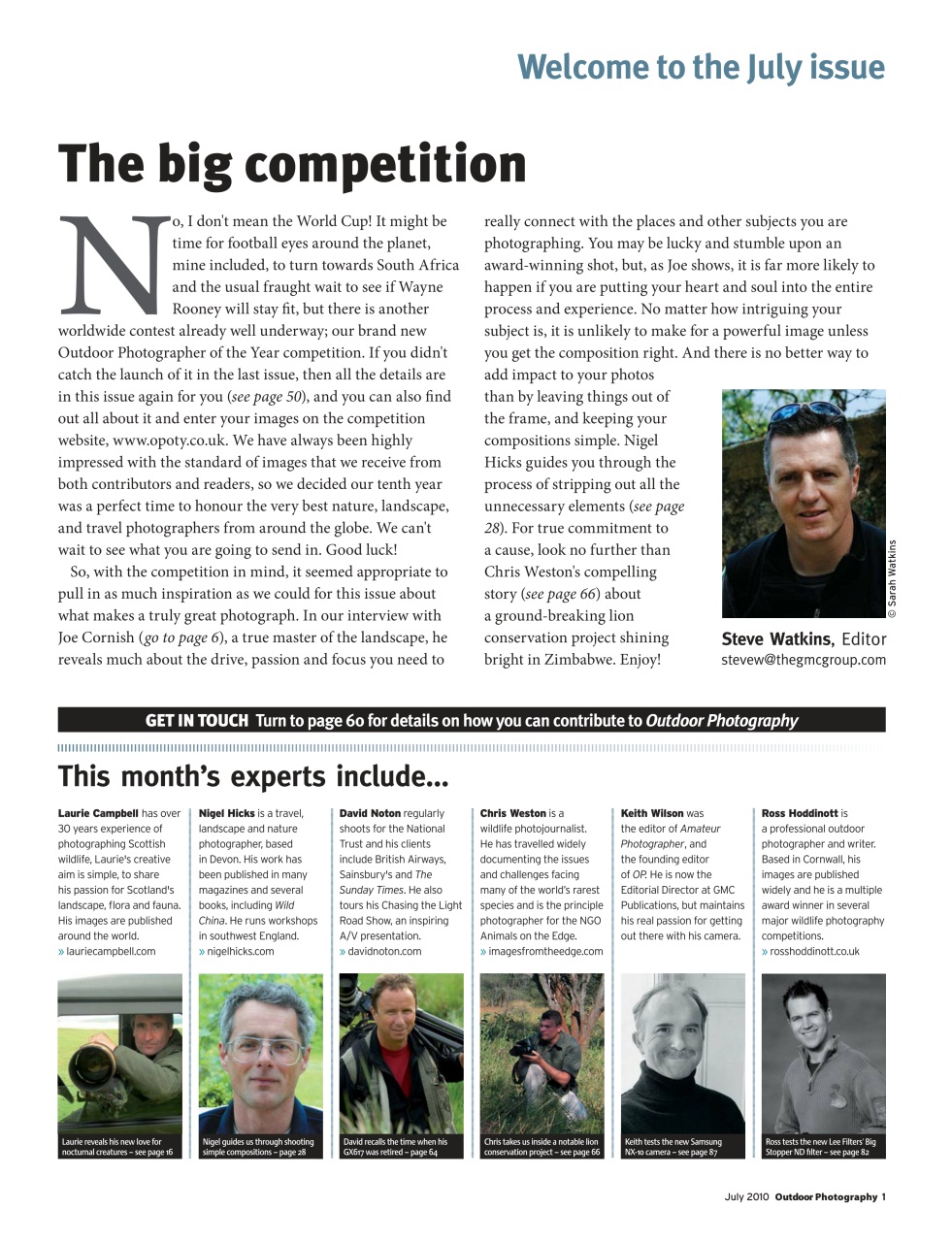 Outdoor Photography Preview Pages