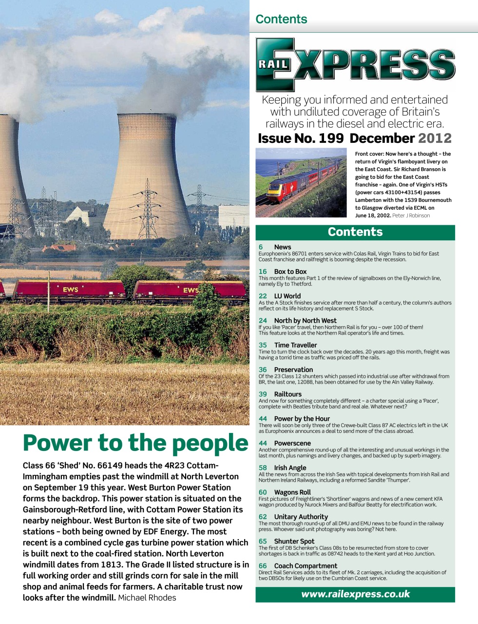 Rail Express Preview Pages