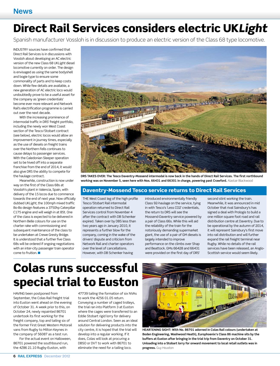 Rail Express Preview Pages