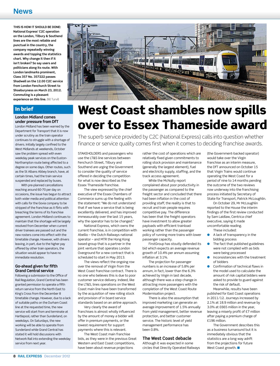 Rail Express Preview Pages