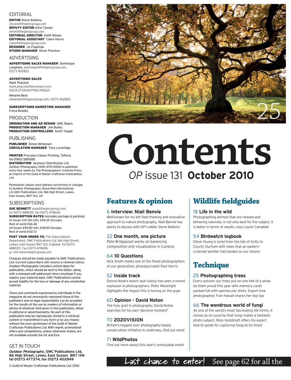 Outdoor Photography Preview Pages