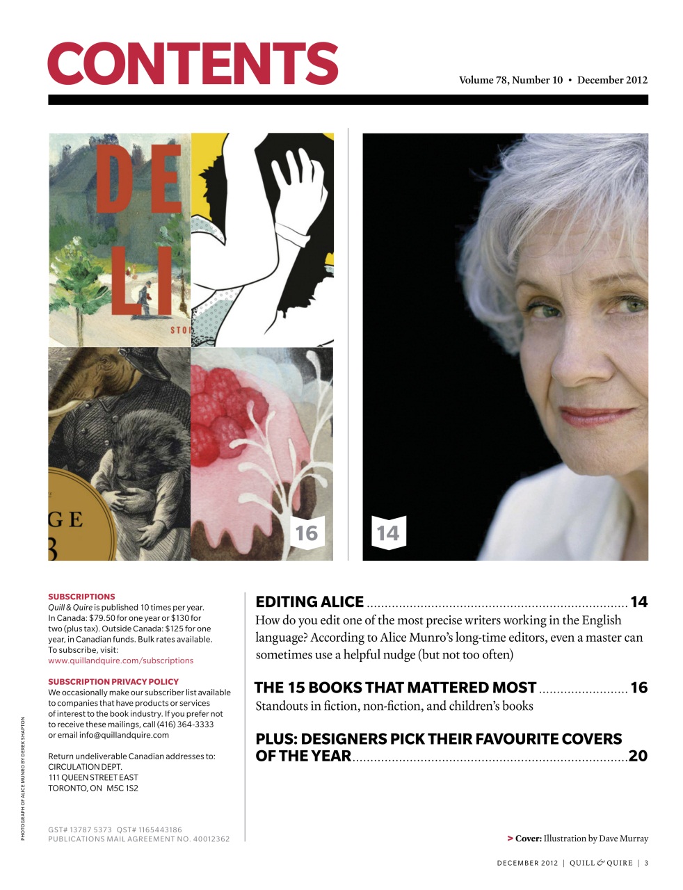 Quill & Quire Preview Pages