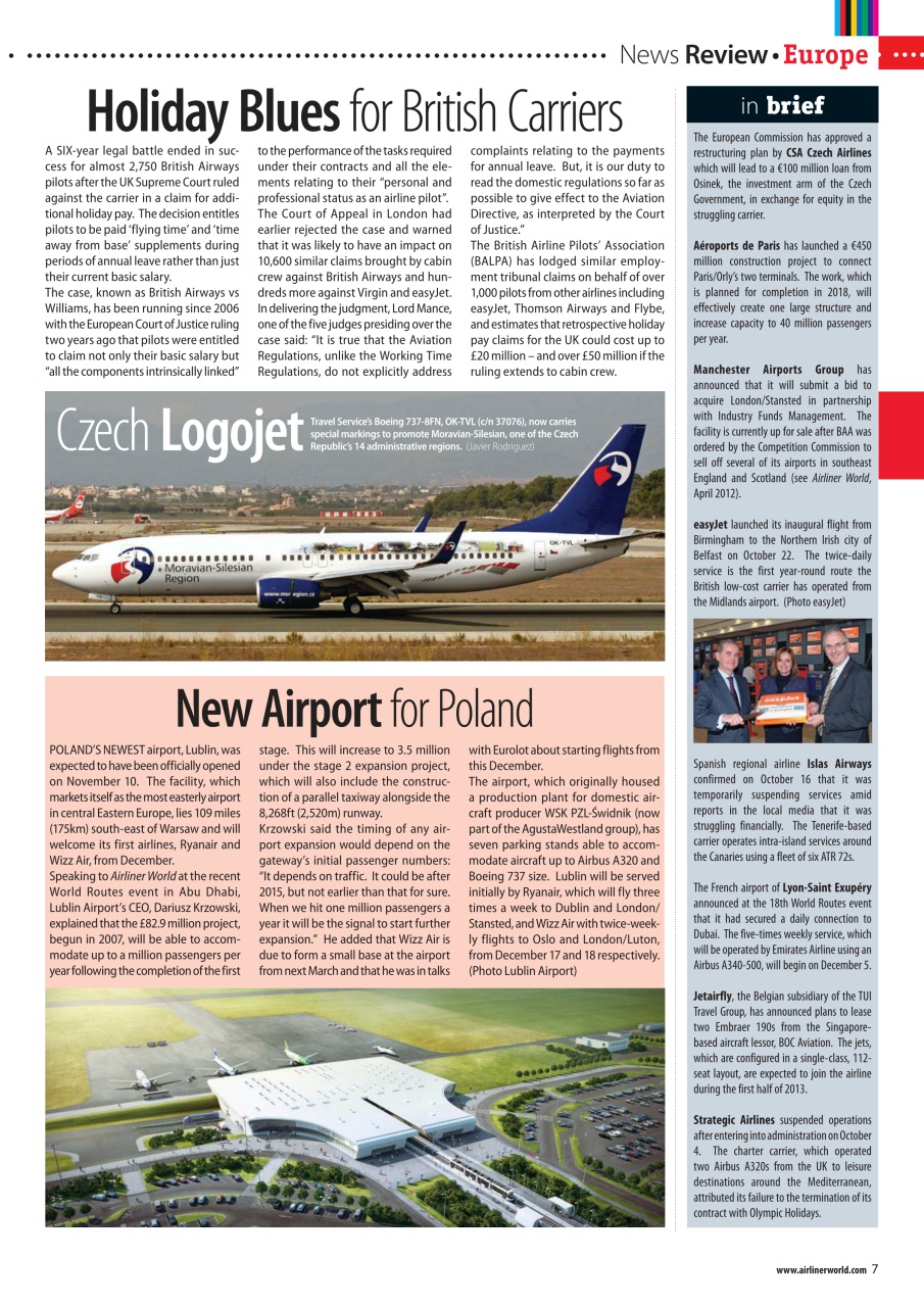 Airliner World Preview Pages