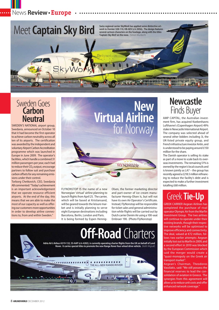 Airliner World Preview Pages