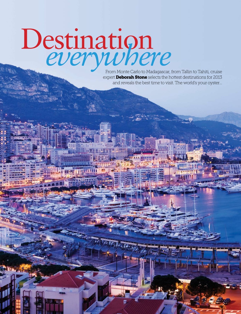 Cruise & Travel Preview Pages