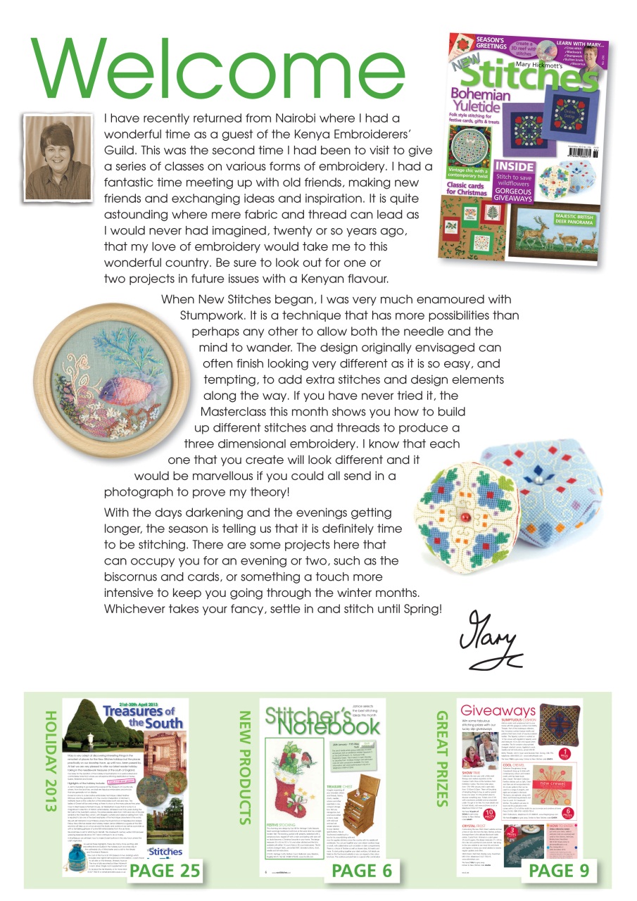 New Stitches Preview Pages