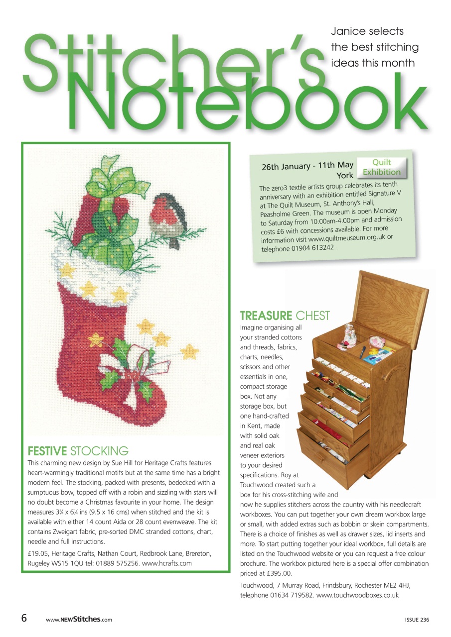 New Stitches Preview Pages