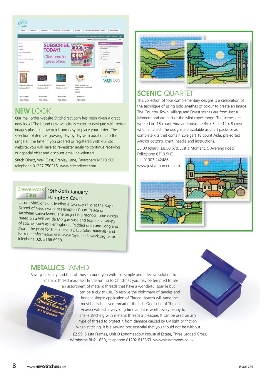 New Stitches Preview Pages