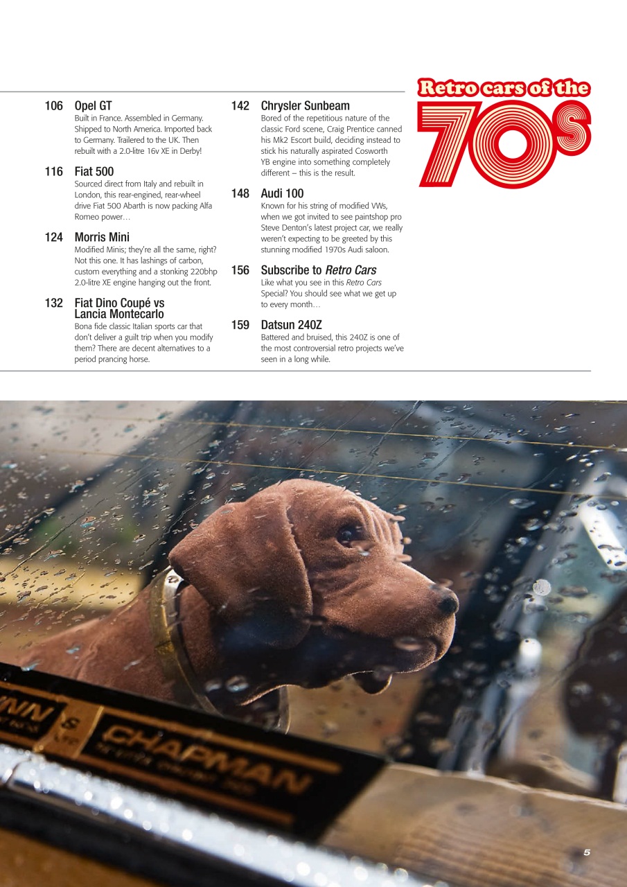 Retro Cars Preview Pages