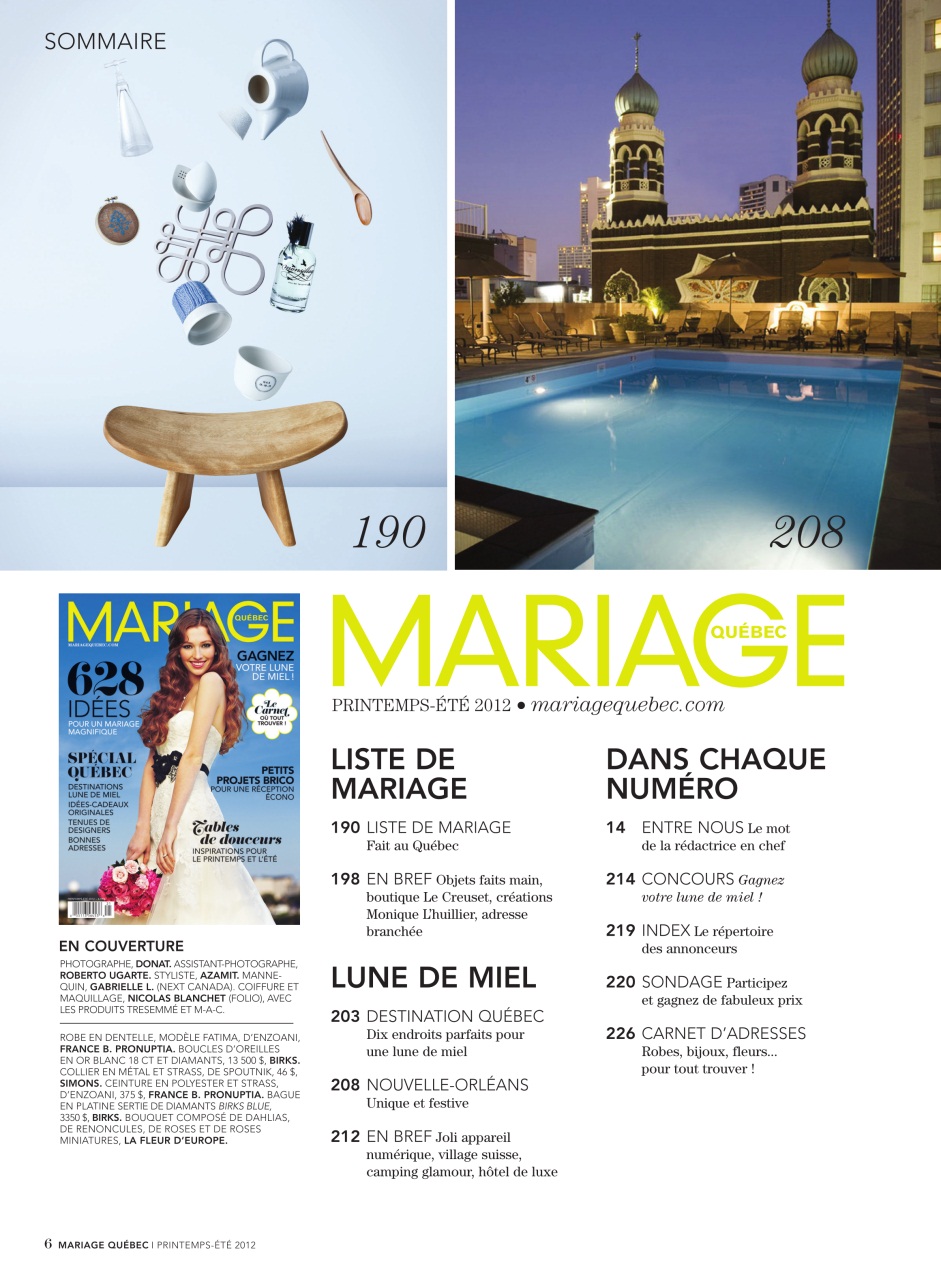 Mariage Quebec Preview Pages