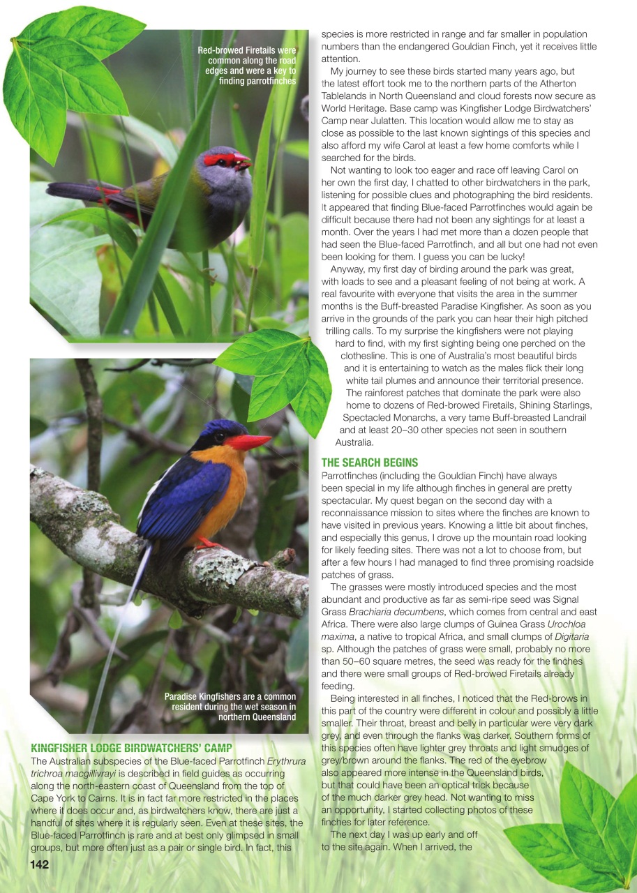 Australian Birdkeeper Magazine Preview Pages