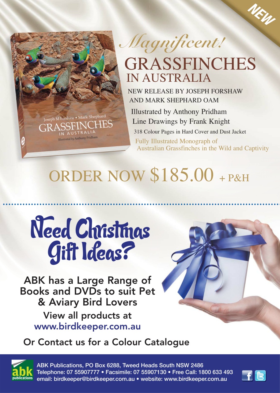 Australian Birdkeeper Magazine Preview Pages