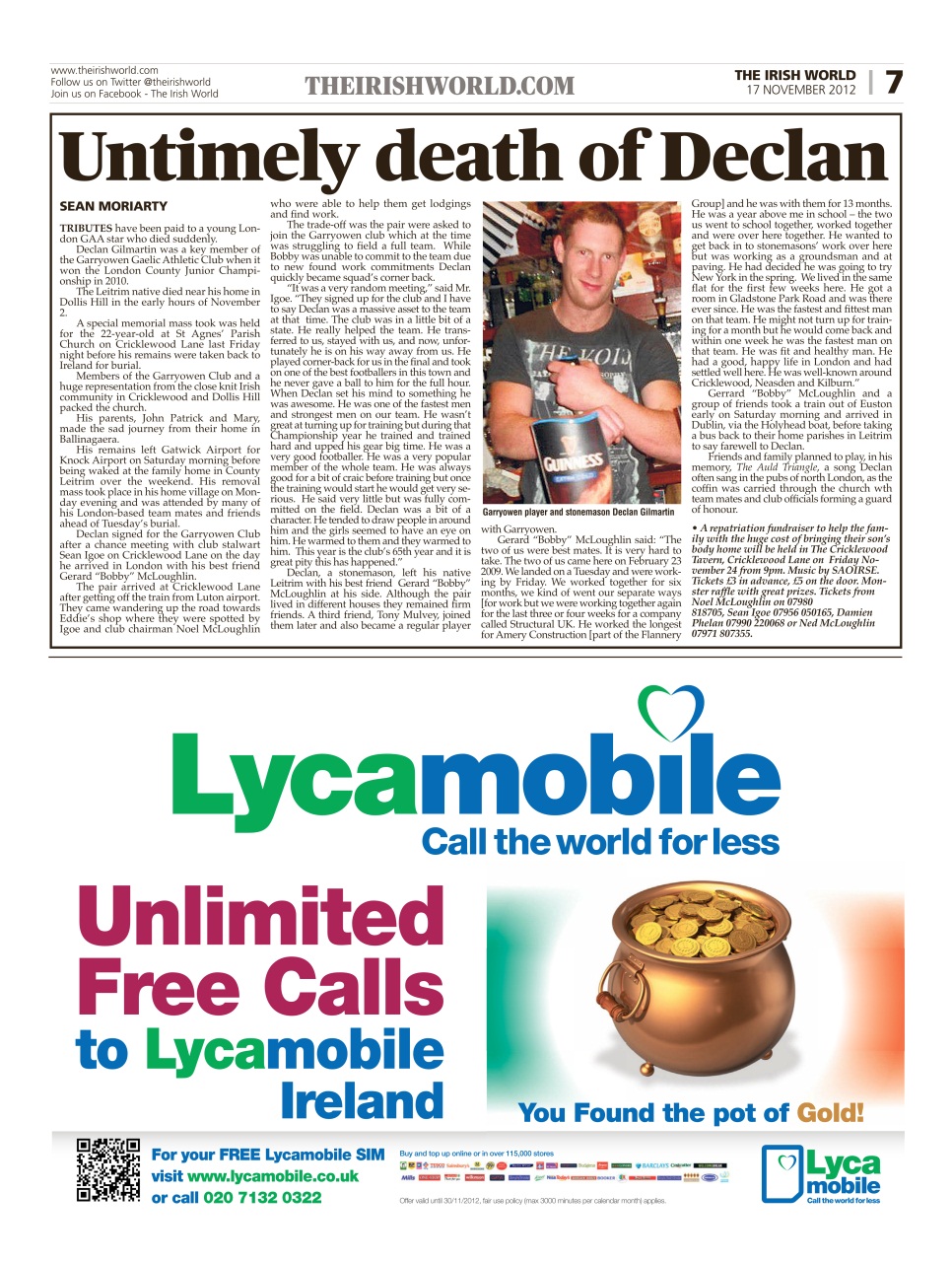 Irish World Preview Pages