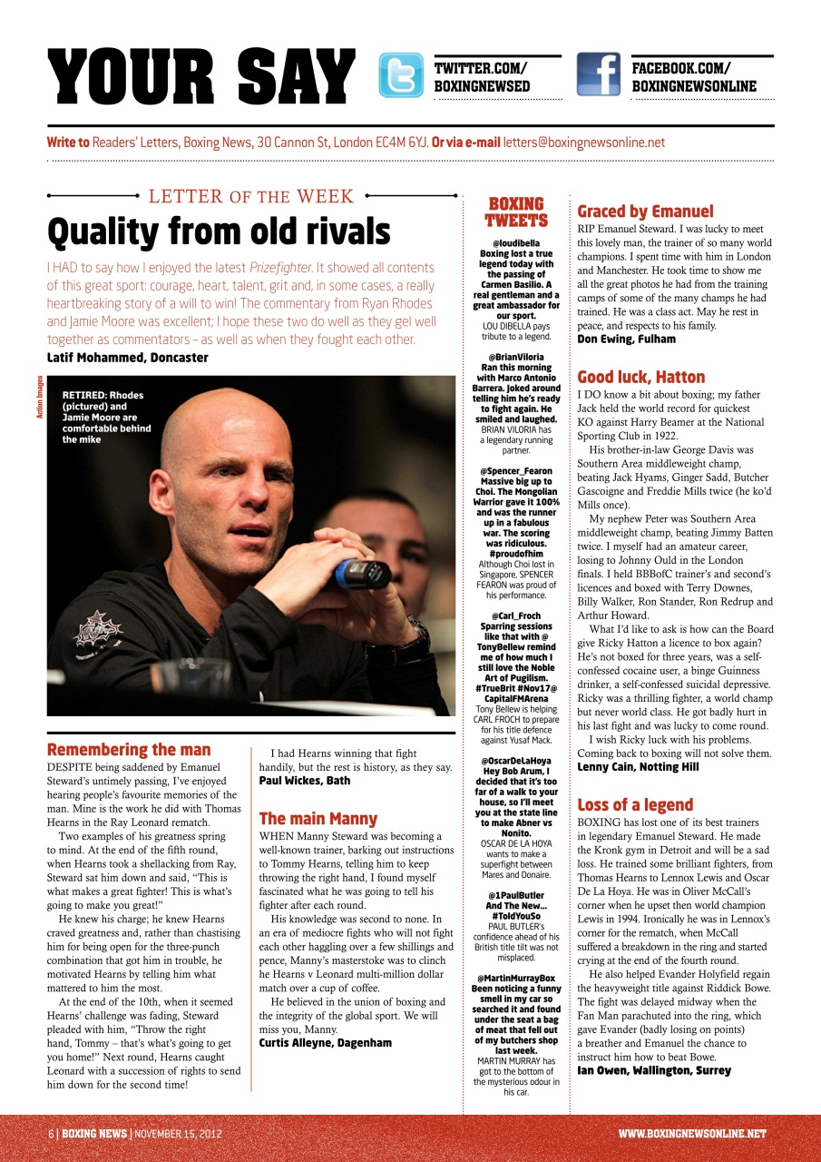 Boxing News Preview Pages