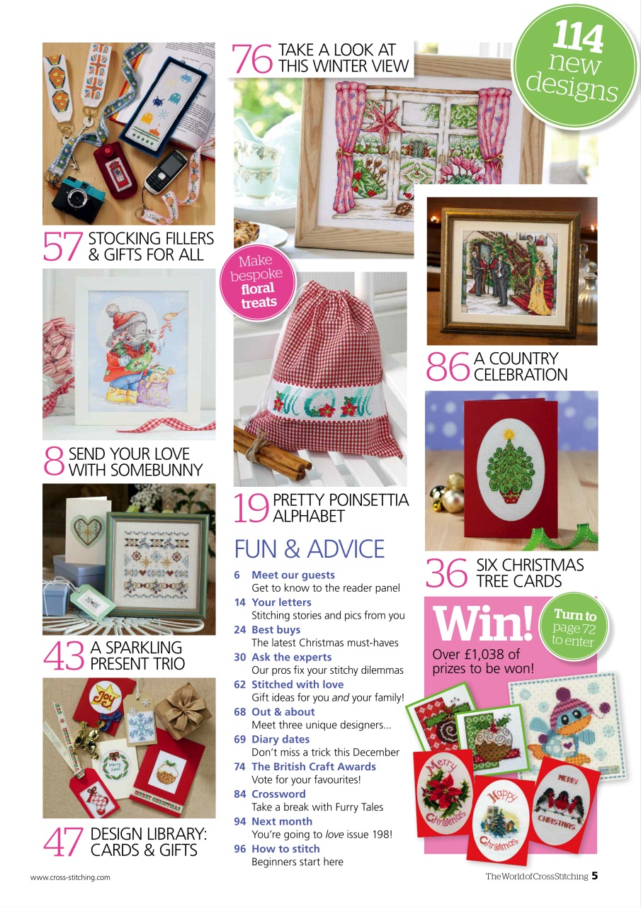 The World of Cross Stitching Preview Pages