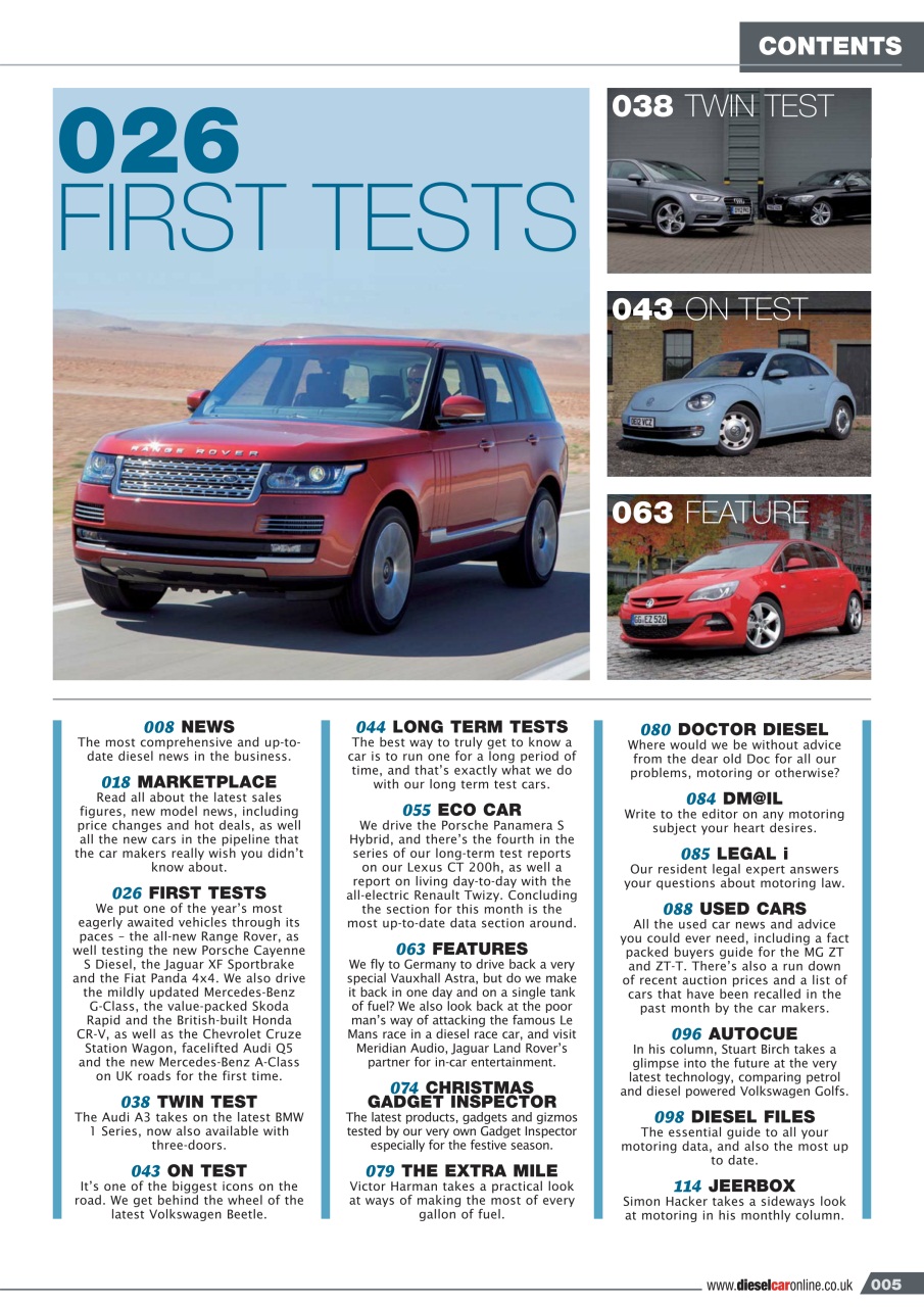 Diesel&EcoCar Magazine Preview Pages