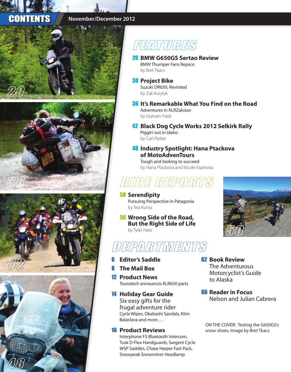Adventure Motorcycle Preview Pages