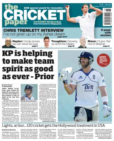 The Cricket Paper issue 14th November 2012