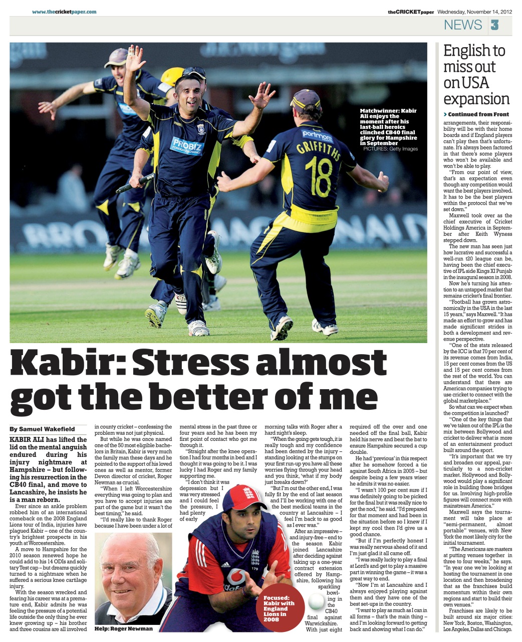 The Cricket Paper Preview Pages