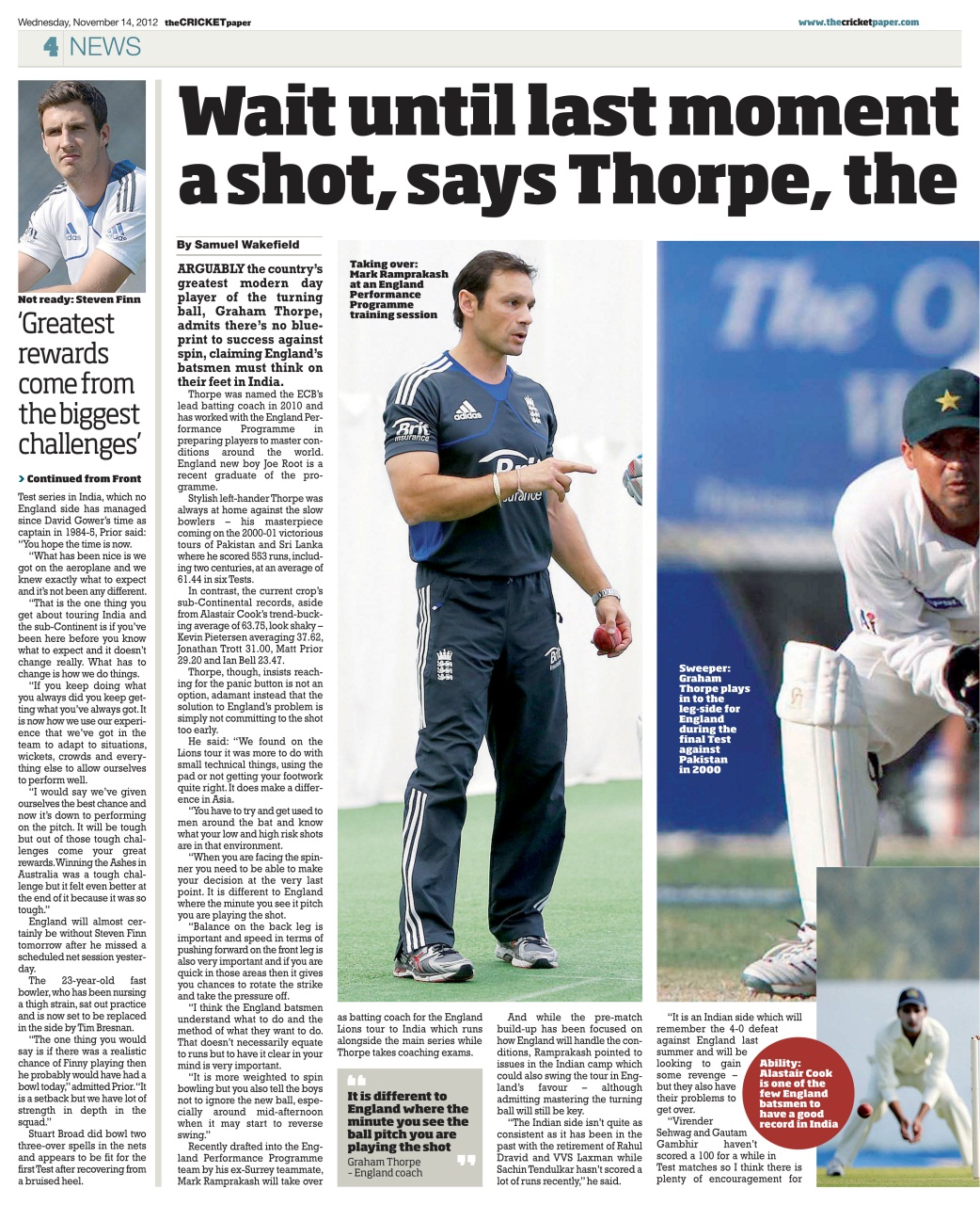 The Cricket Paper Preview Pages