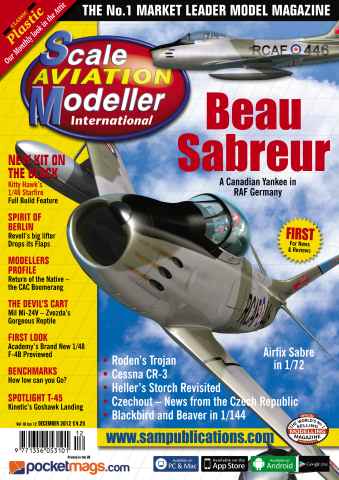Scale Aviation and Military Modeller International (A) issue SAMI Vol 18 Iss 12 Dec 2012