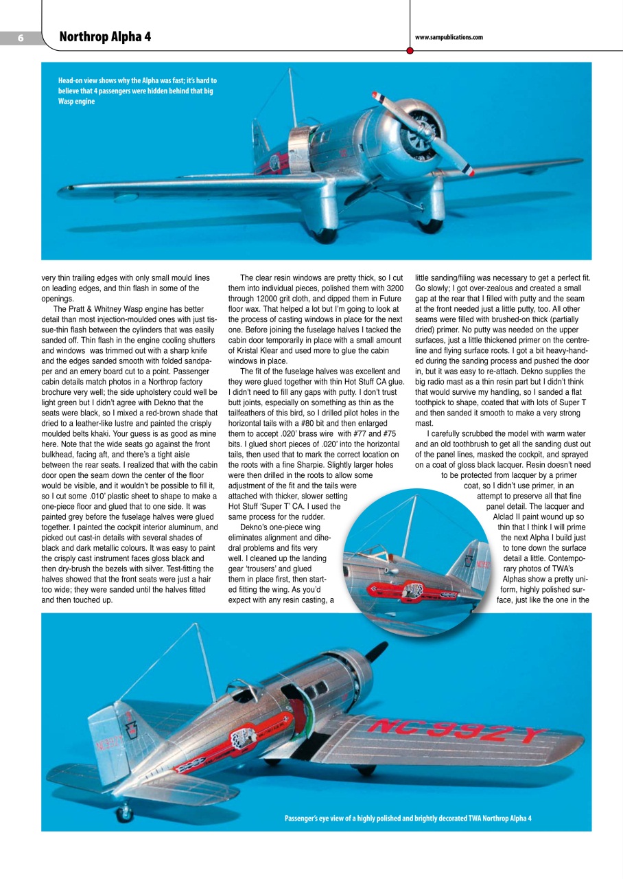Model Aircraft Preview Pages