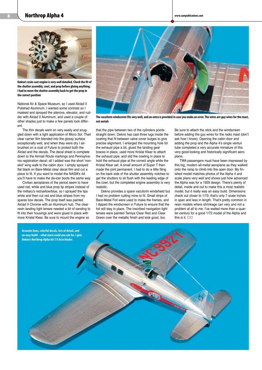 Model Aircraft Preview Pages